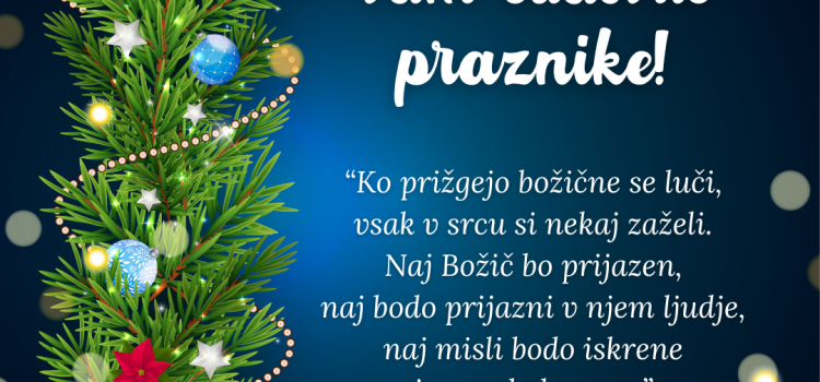 Praznično voščilo Praznično voščilo